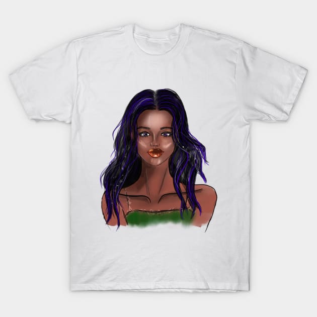 Fashion girl T-Shirt by Keen_On_Colors